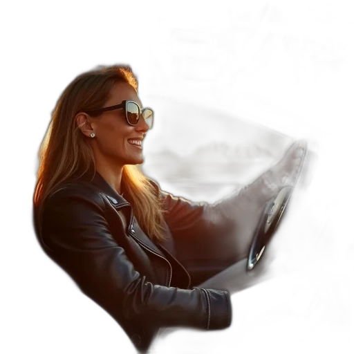 staff, jacket, face, jewelry transparent PNG cut-out