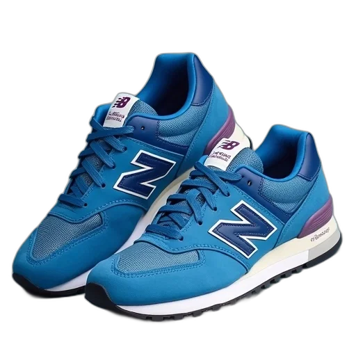shoes, vaporwave, blue, new transparent PNG cut-out