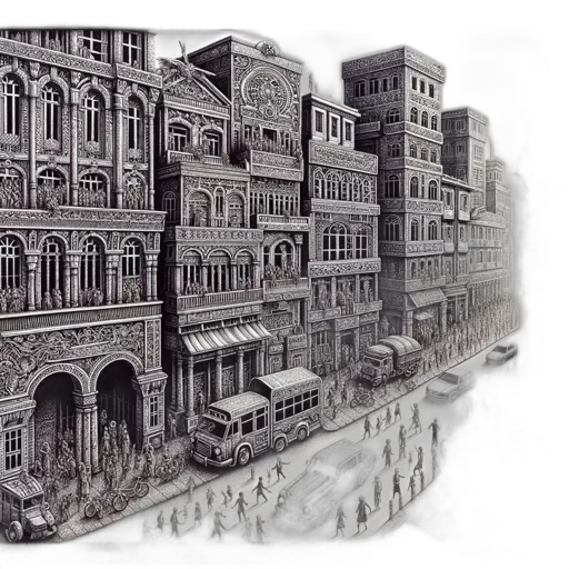 building, furniture, car, jewelry transparent PNG cut-out