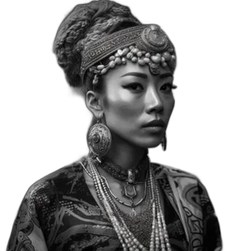 jewelry, crown, face, staff transparent PNG cut-out
