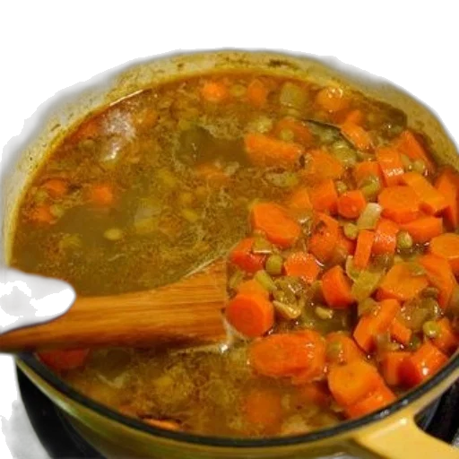 food, person, stirs, pot transparent PNG cut-out