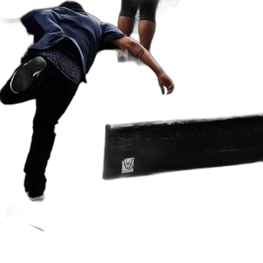 shoes, concept art, skateboarder, mid-air transparent PNG cut-out