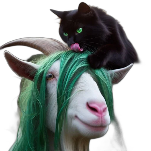 animal, creature, hat, hair transparent PNG cut-out