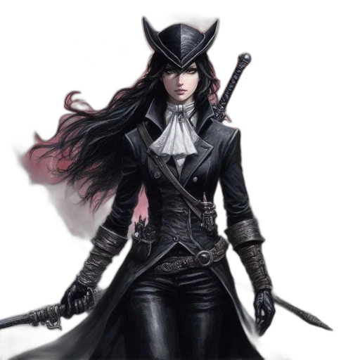 fantasy art, concept art, comic book art, photorealistic transparent PNG cut-out