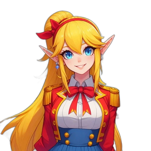 staff, crown, dress, face transparent PNG cut-out