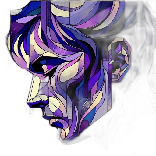 face, mask, fantasy art, pixel art transparent PNG cut-out