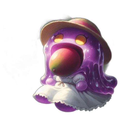 hat, creature, mask, staff transparent PNG cut-out