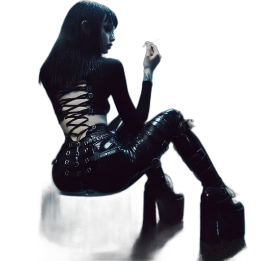 jacket, dress, jewelry, concept art transparent PNG cut-out