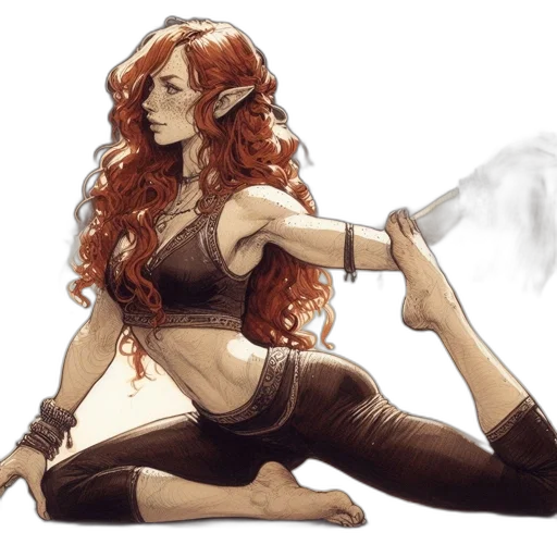 fantasy art, concept art, comic book art, watercolor transparent PNG cut-out