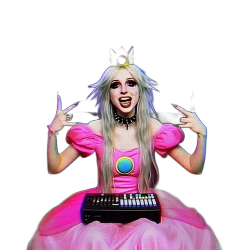 dress, creature, robot, weapon transparent PNG cut-out