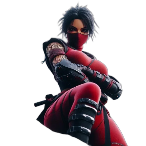 weapon, face, jacket, concept art transparent PNG cut-out