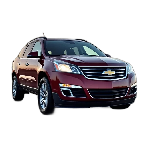 car, 2014, chevrolet, traverset transparent PNG cut-out
