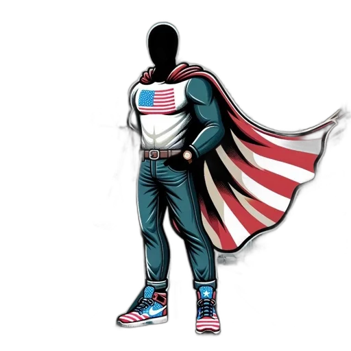 jacket, mask, comic book art, concept art transparent PNG cut-out