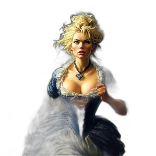 dress, fantasy art, concept art, photorealistic transparent PNG cut-out
