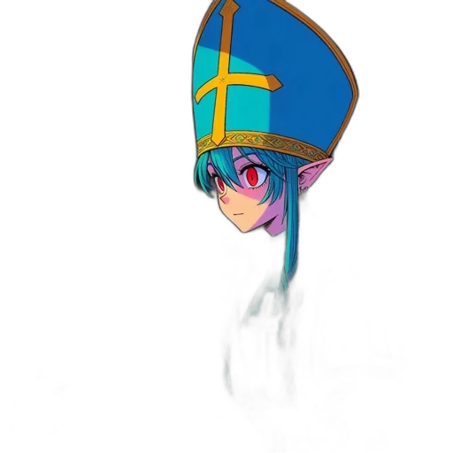 sword, staff, crown, hat transparent PNG cut-out