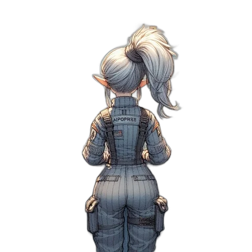 jacket, staff, robot, dress transparent PNG cut-out