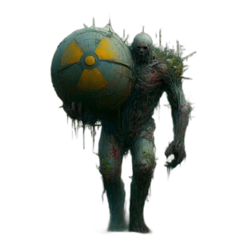 creature, staff, robot, weapon transparent PNG cut-out