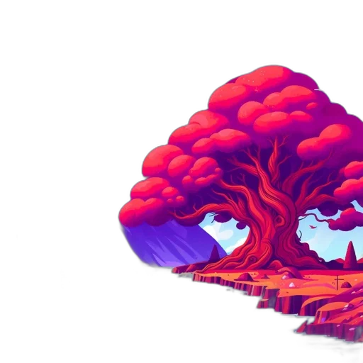 tree, crown, umbrella, dragon transparent PNG cut-out