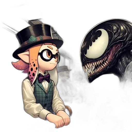 mask, creature, hat, concept art transparent PNG cut-out