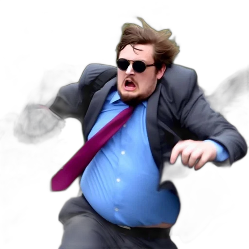 staff, jacket, weapon, face transparent PNG cut-out