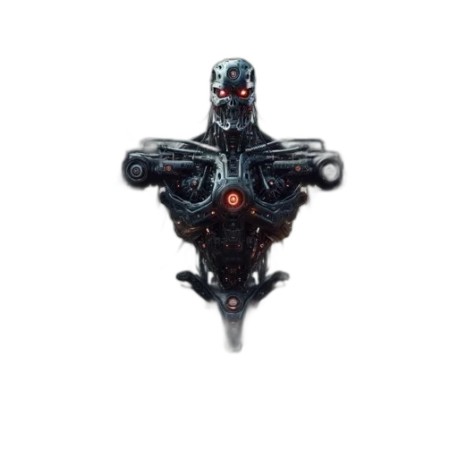 robot, weapon, sword, creature transparent PNG cut-out