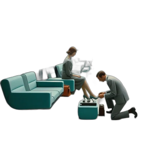 furniture, staff, 3d render, concept art transparent PNG cut-out