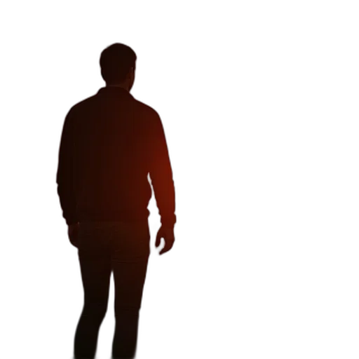 jacket, staff, face, robot transparent PNG cut-out