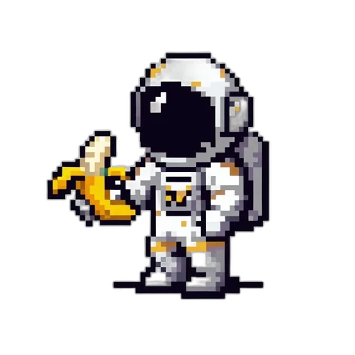 robot, staff, weapon, pixel art transparent PNG cut-out