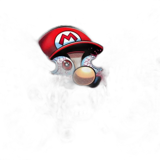 hat, mask, weapon, face transparent PNG cut-out