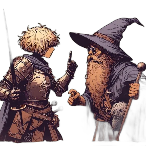sword, staff, fantasy art, concept art transparent PNG cut-out