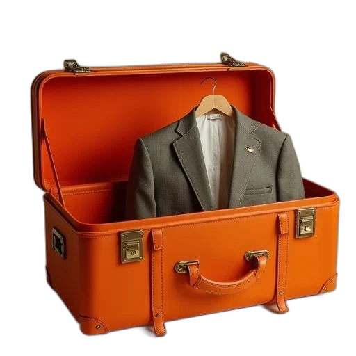 jacket, furniture, staff, orange transparent PNG cut-out