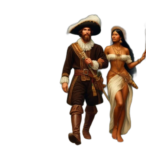concept art, fantasy art, 3d render, pixel art transparent PNG cut-out