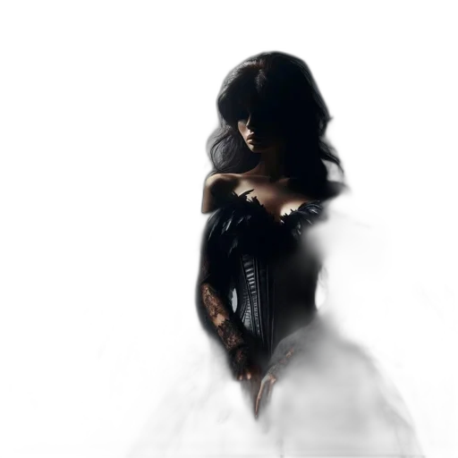 dress, crown, mask, weapon transparent PNG cut-out