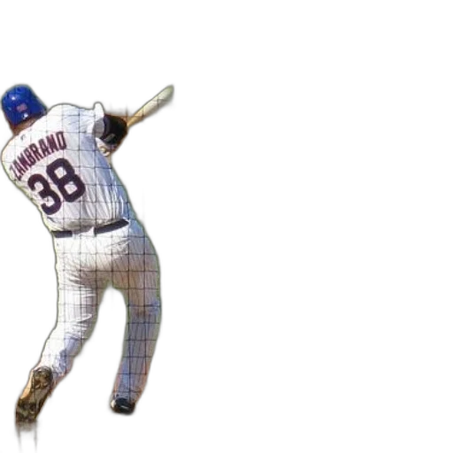 creature, baseball, player, white transparent PNG cut-out