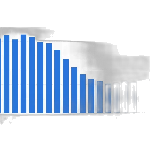 fog, blue, bar, chart transparent PNG cut-out