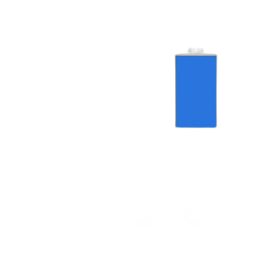 robot, pixel art, blue, bar transparent PNG cut-out