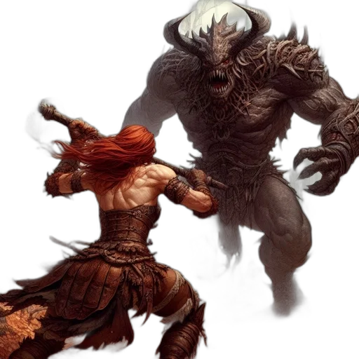 creature, concept art, fantasy art, comic book art transparent PNG cut-out