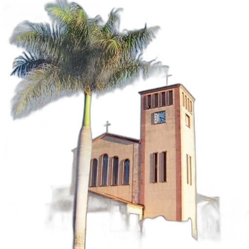 building, photorealistic, concept art, 3d render transparent PNG cut-out