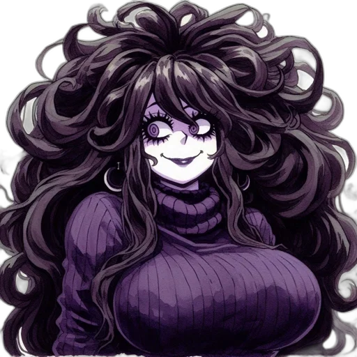hair, creature, mask, face transparent PNG cut-out