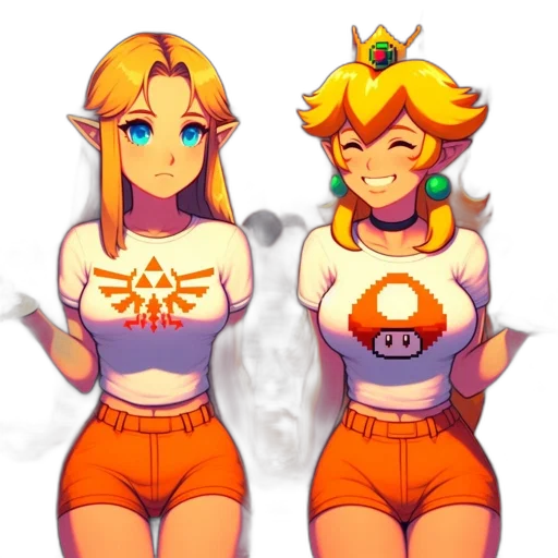dress, crown, pixel art, concept art transparent PNG cut-out