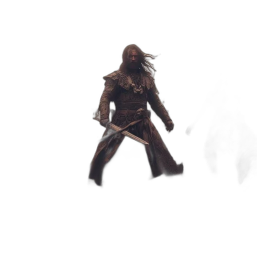 sword, creature, staff, weapon transparent PNG cut-out