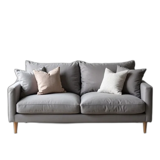 furniture, 3d render, photorealistic, monochrome transparent PNG cut-out
