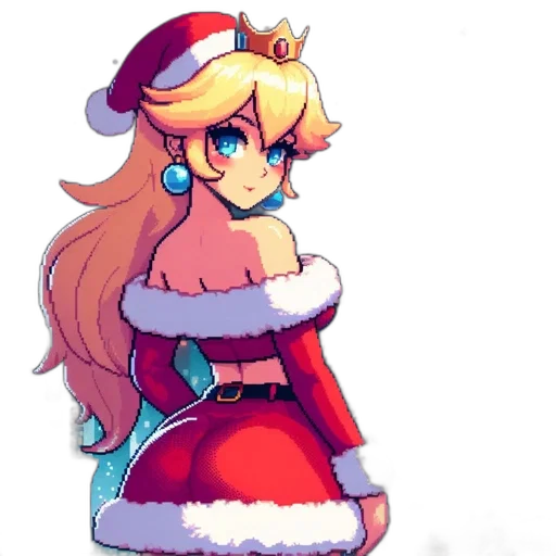 dress, crown, hat, staff transparent PNG cut-out