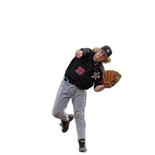 creature, staff, baseball, player transparent PNG cut-out