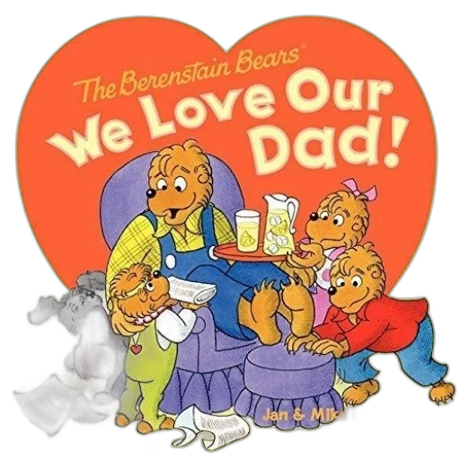 berenstain, bears, book, cover transparent PNG cut-out
