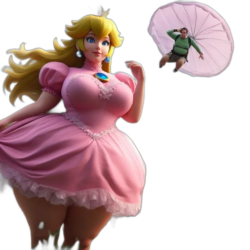 dress, weapon, concept art, 3d render transparent PNG cut-out