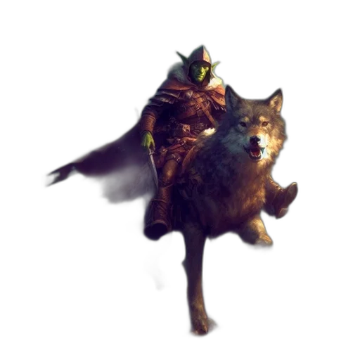 animal, creature, dragon, staff transparent PNG cut-out