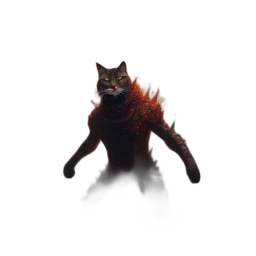 creature, animal, staff, dragon transparent PNG cut-out