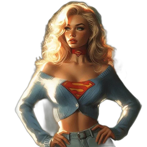 jacket, comic book art, concept art, fantasy art transparent PNG cut-out