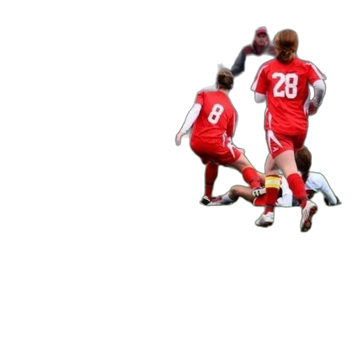 hair, photorealistic, soccer, player transparent PNG cut-out